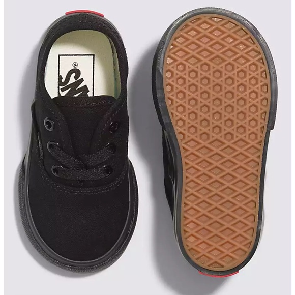 VANS ALL BLACK TODDLER CLASSIC SHOES - Picture 3 of 3